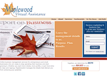 Tablet Screenshot of maplewoodva.com